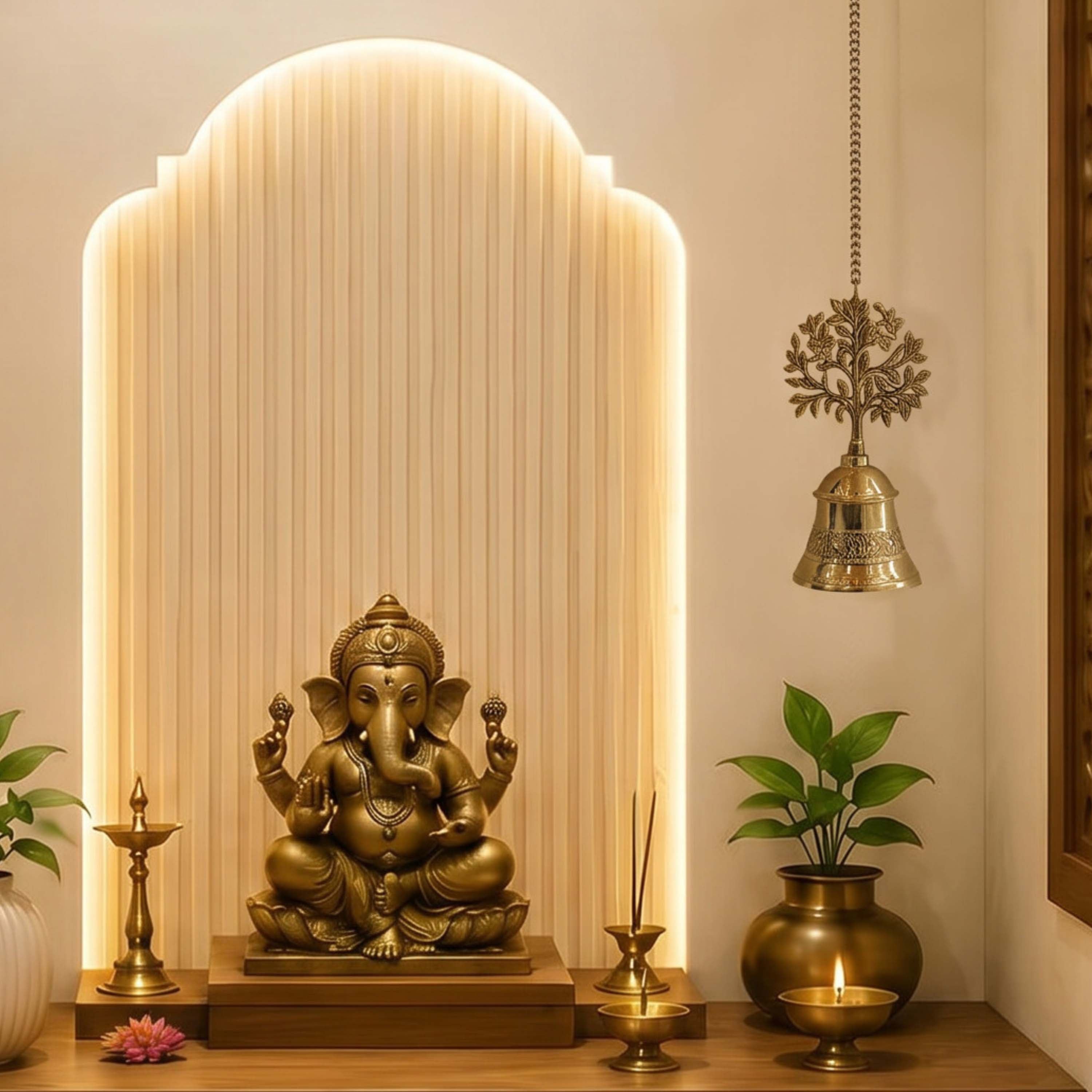 Pure Brass Kalpvriksha Hanging Bell