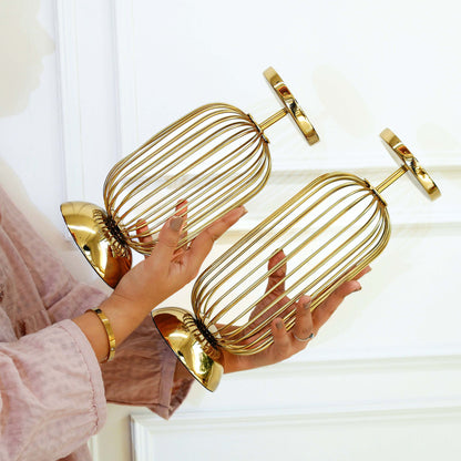 Cage Candle Holder Set