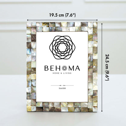 Pearl Photo Frame Black - 6x8