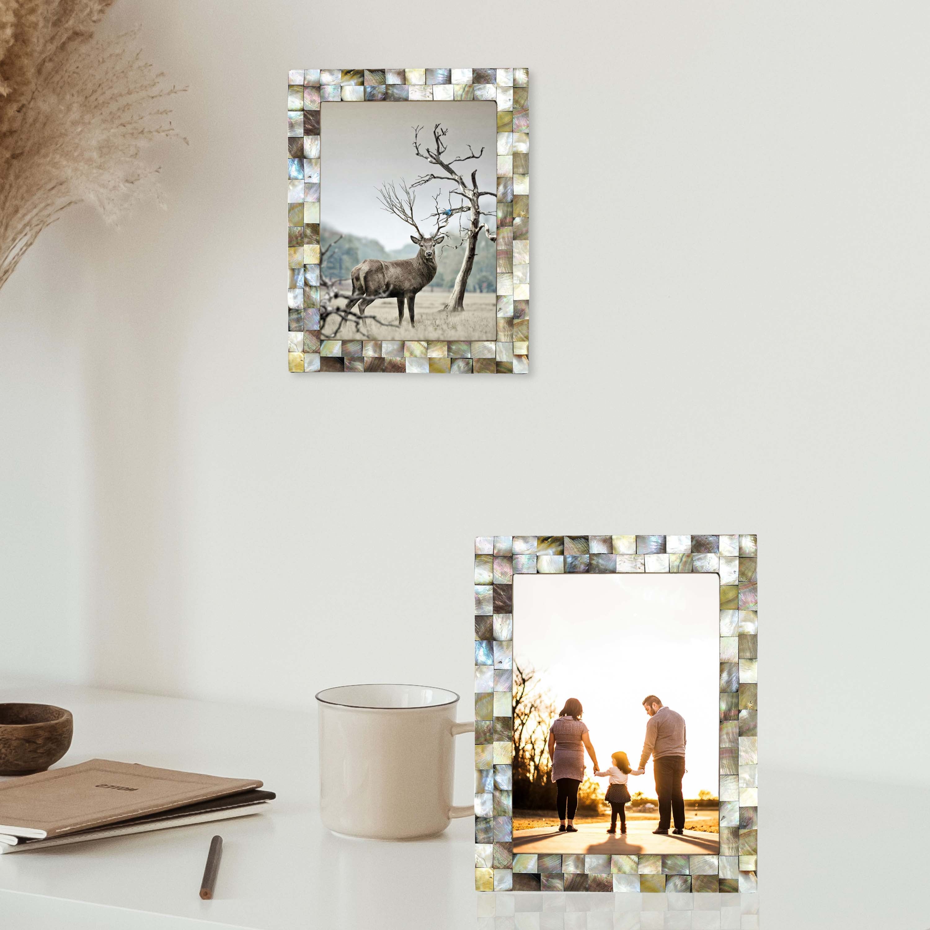Pearl Photo Frame Black - 6x8