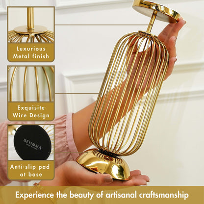 Cage Candle Holder Set