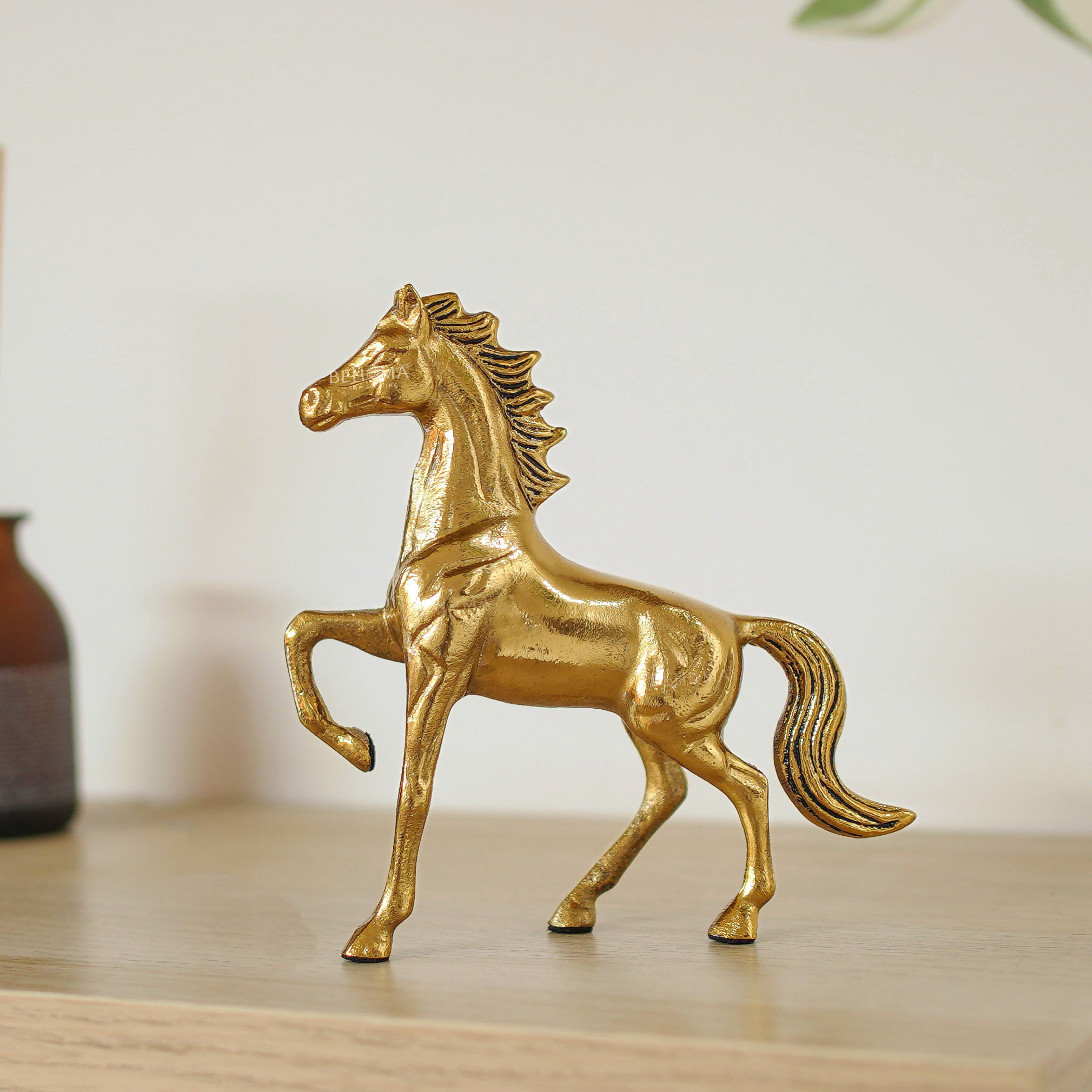 Horse figurine, Aluminium
