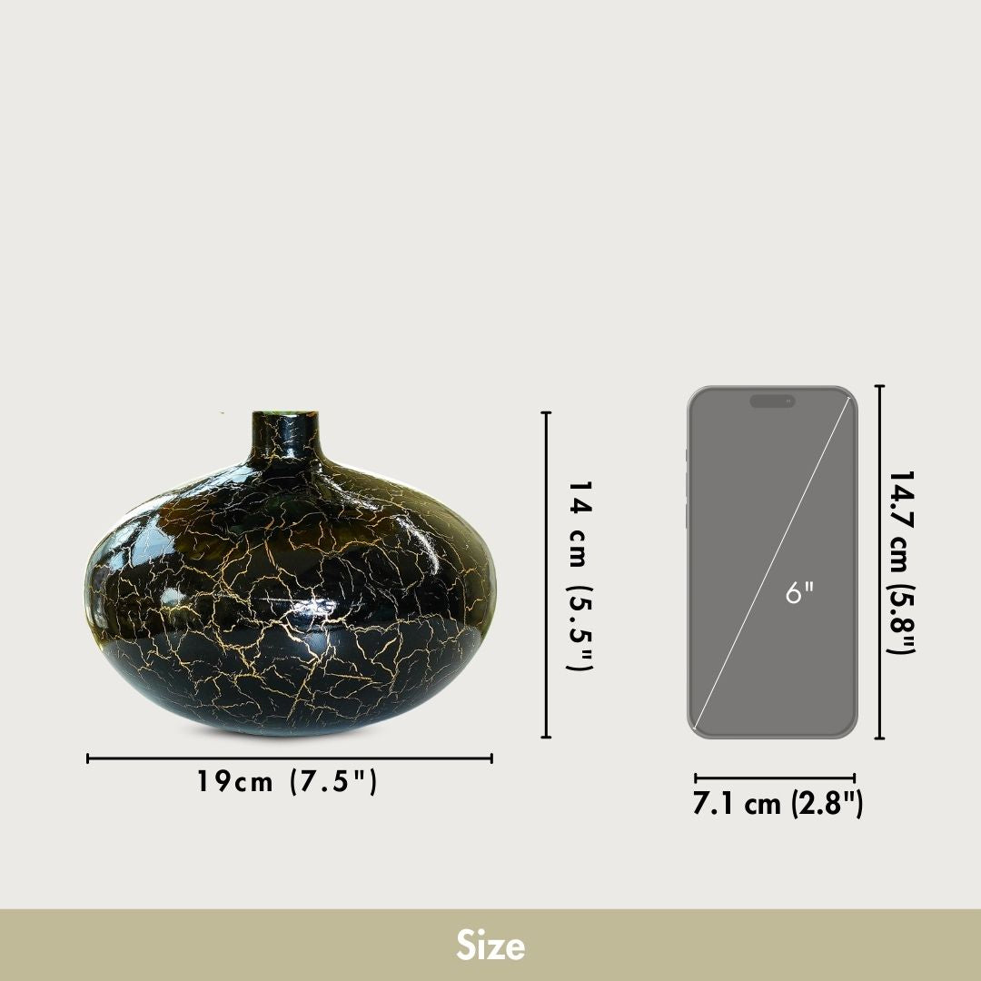 Metal Flower Vase, Mother's Day Gift, Birthday gift