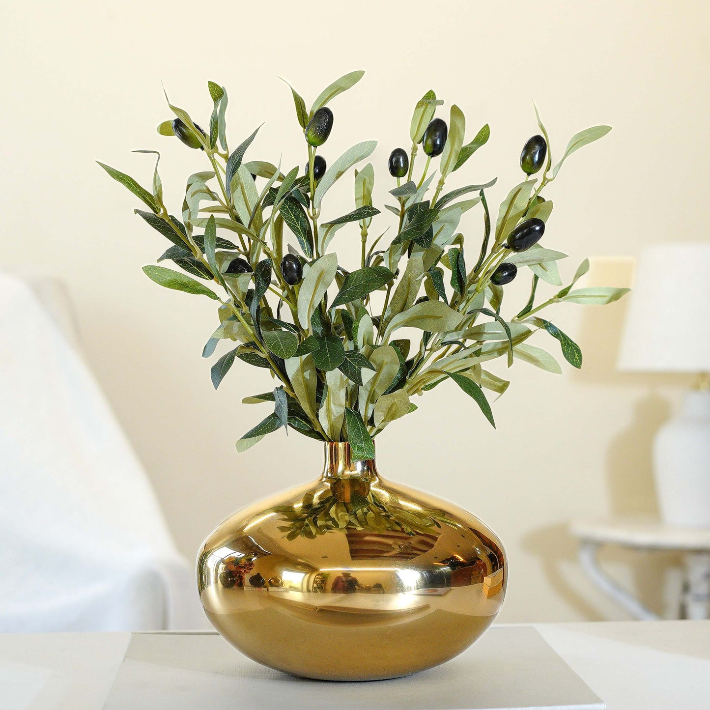 Metal Vase, Birthday gift for her