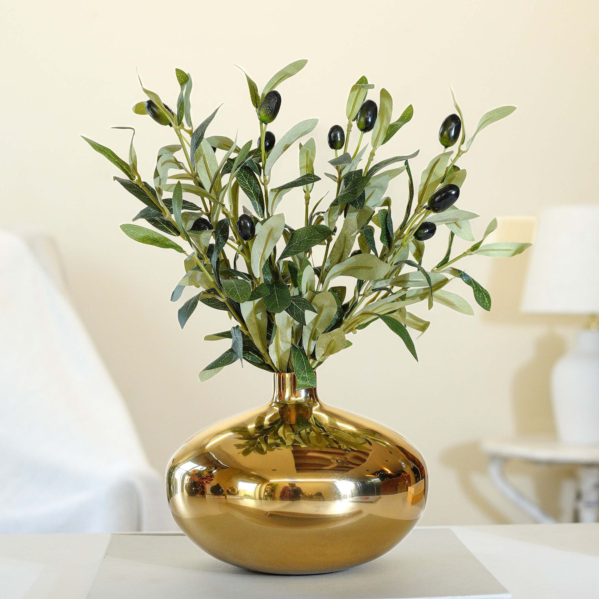 Metal Vase, Birthday gift for her