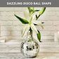 Disco ball mosaic vase 