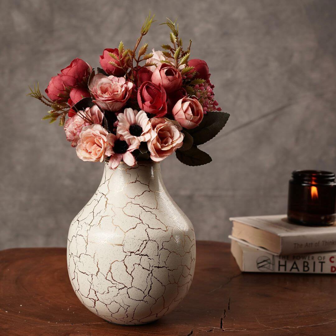 artificial flowers in vase Small