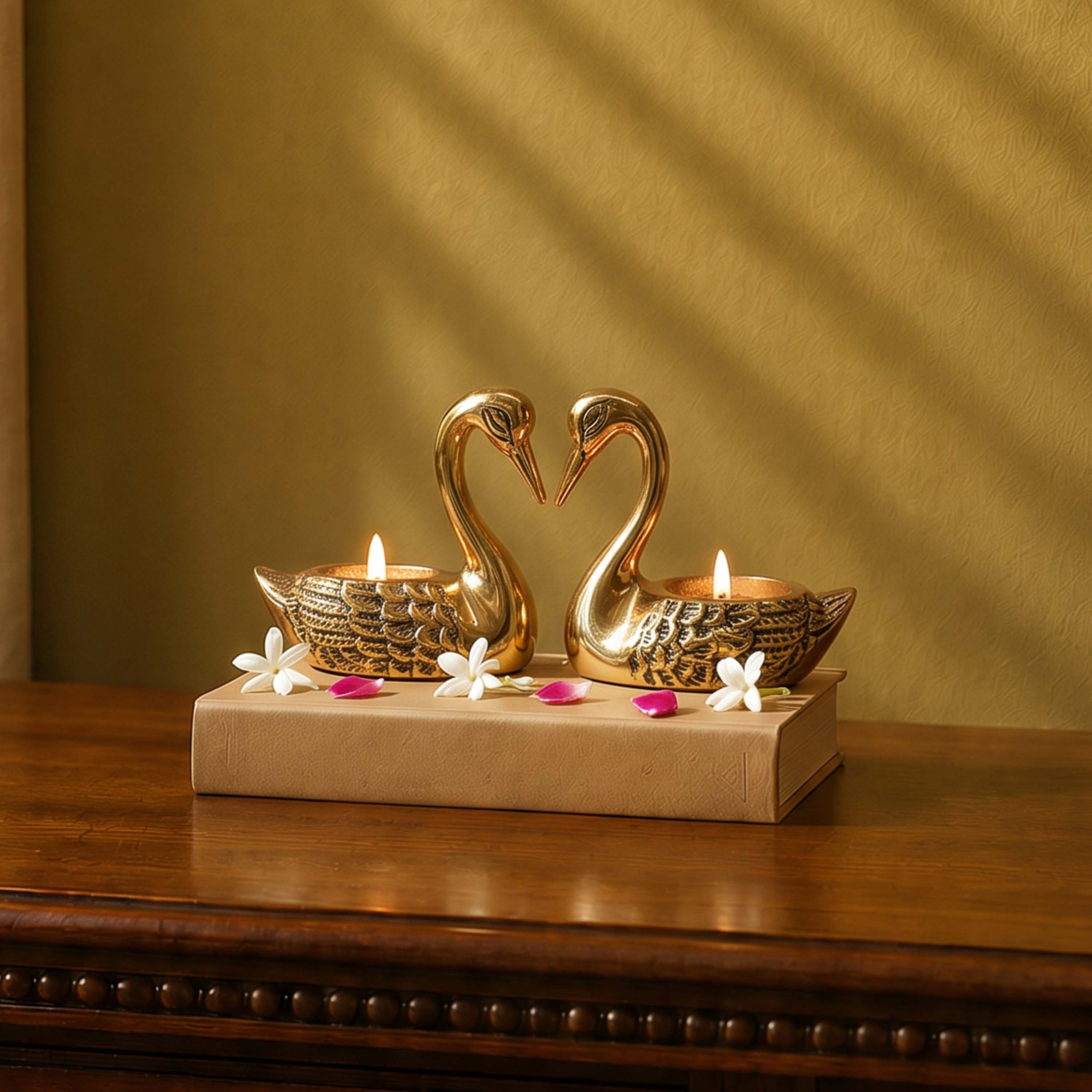 Swans Tealight Holder set