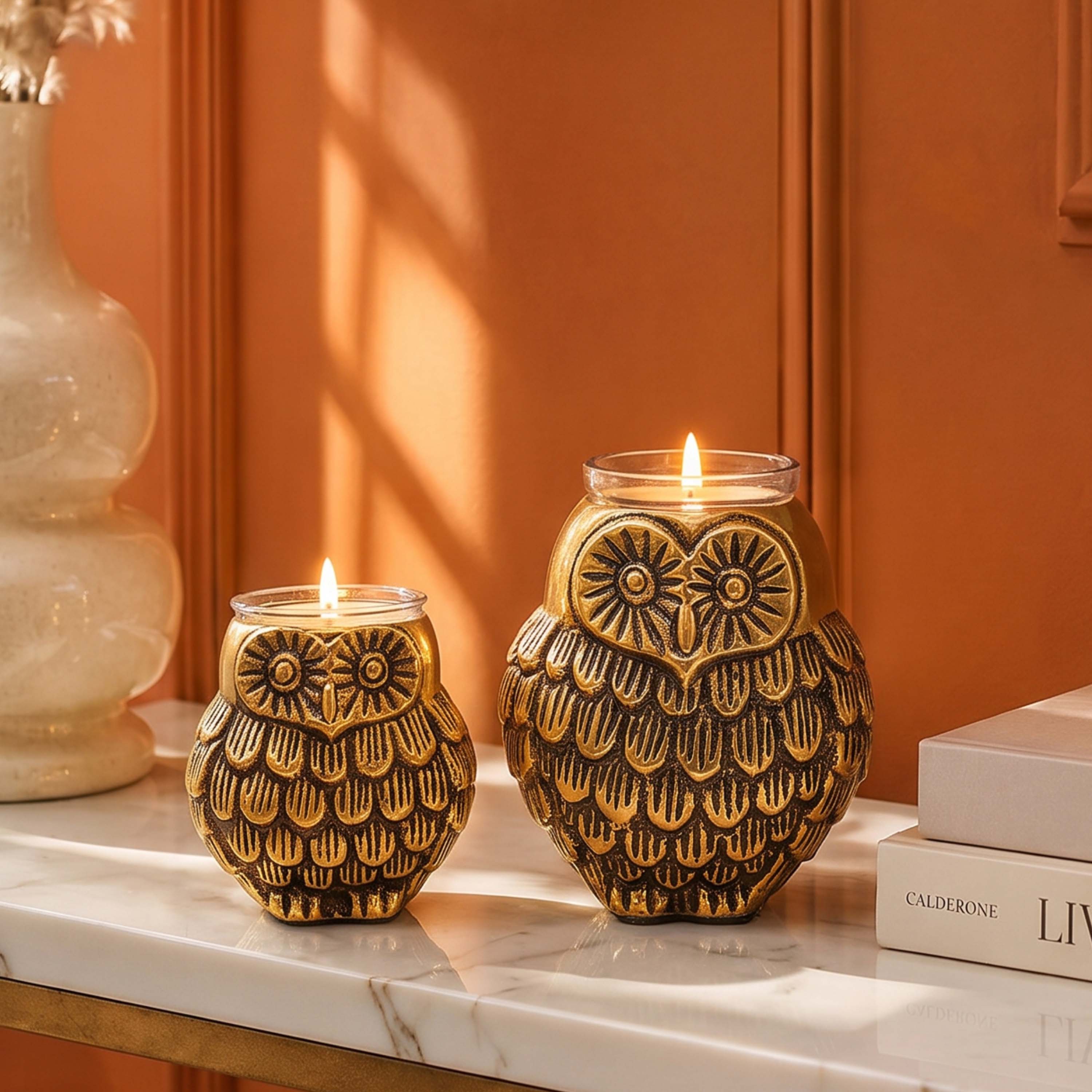 Owl Candle Holders