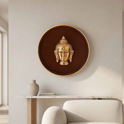 Buddha Wall Plate, 10 Inch