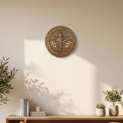 Divine Krishna Wall Plate