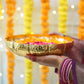 Decorative urli bowl Diwali, Decor urli bowl, metal urli set, floating flower urli, Diwali Gift, Diwali Gifts
