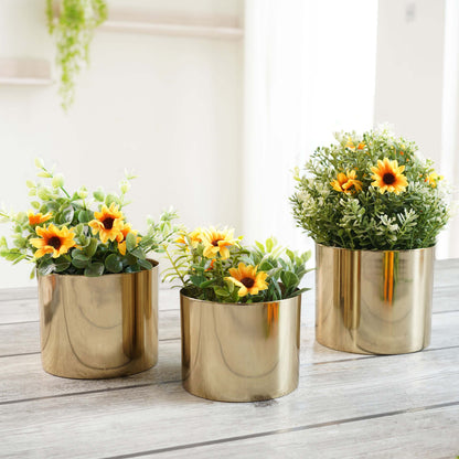 Mini Table-top Metal Planter, Set (Pot Only)