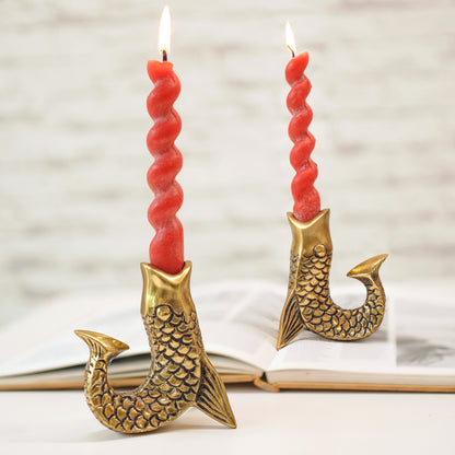 Fish Candle Holder, Gift, Gift for her, Christmas decor, Birthday gift, Table decor , Candle Stand, Animal candle holder, anniversary gift