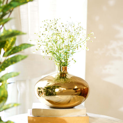 Metal Vase, Birthday gift for her