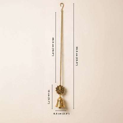 Pure Brass Ganesh Hanging Bell