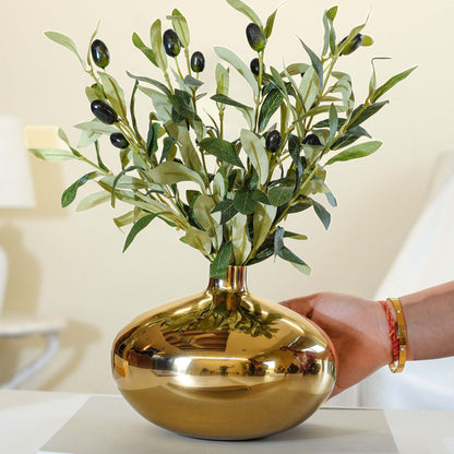 Metal Vase, Birthday gift for her