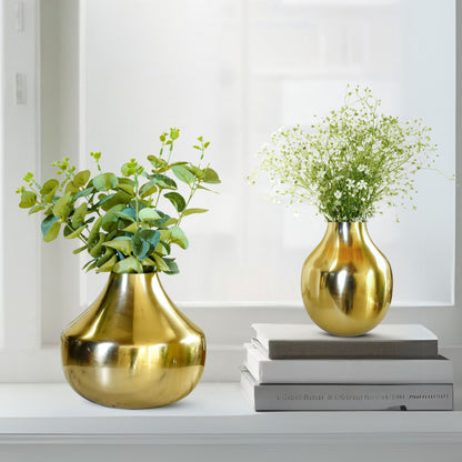 Metal Vase, Birthday Gift, Mother's day gift Set