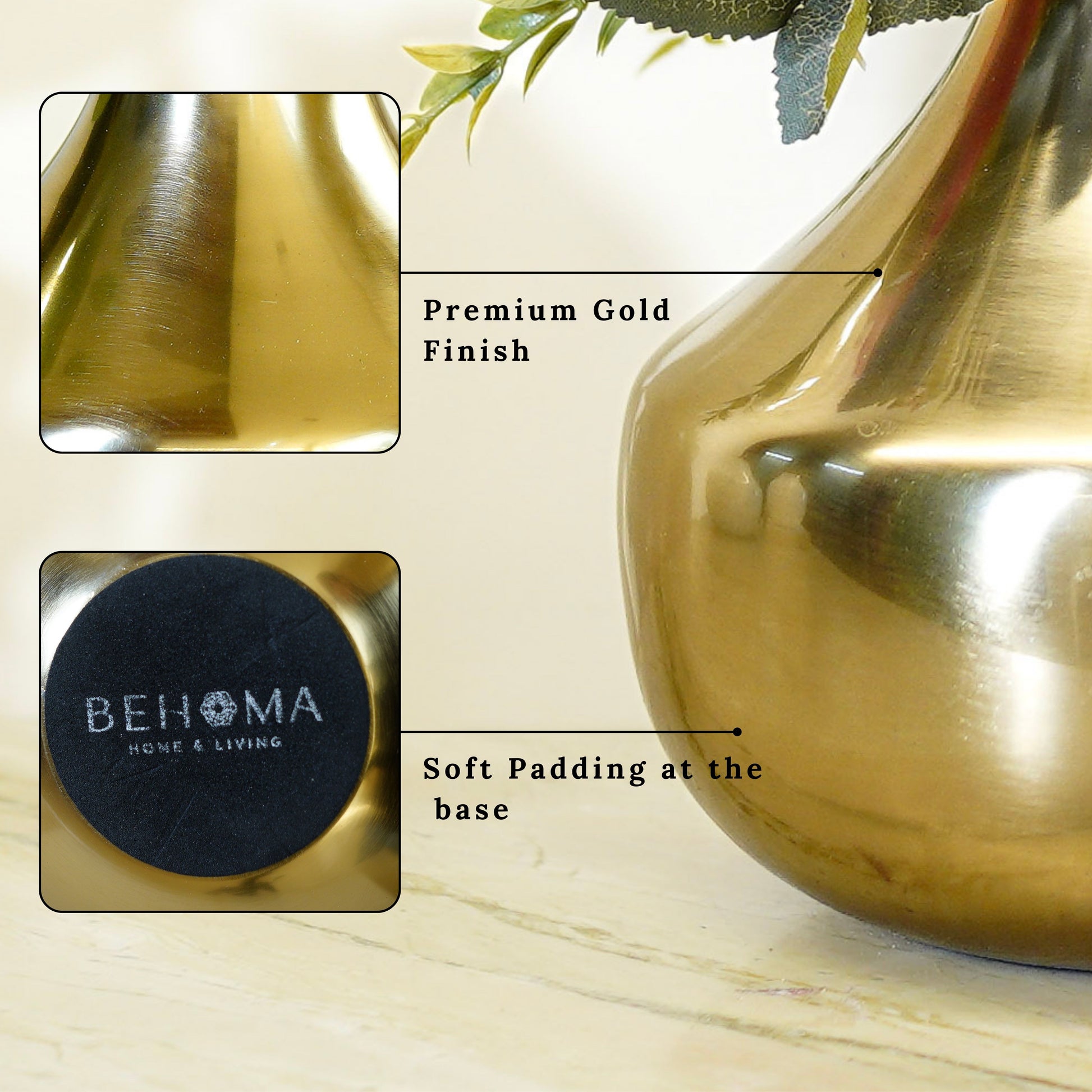 Metal Vase, Birthday Gift, Mother's day gift Set