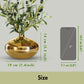 Metal Vase, Birthday gift for her