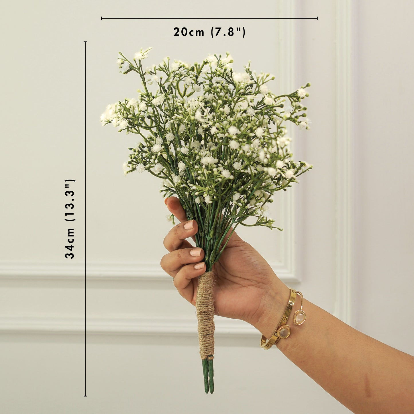 White Baby's Breath, Bouquet (Faux Flowers)