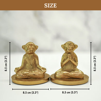 Yoga Monkey Candle Holder, Set