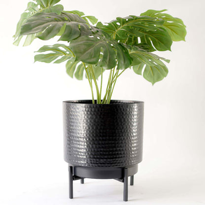 Hammered Metal Planter, Large (Planter Only)