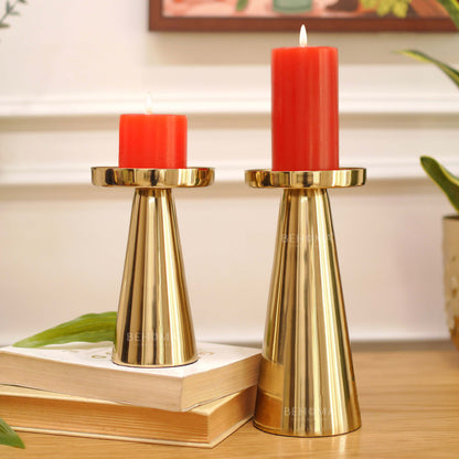 Metal Candle Holder Set