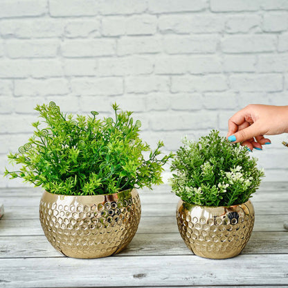 Honeycomb Metal Planter, Set (Pot Only)