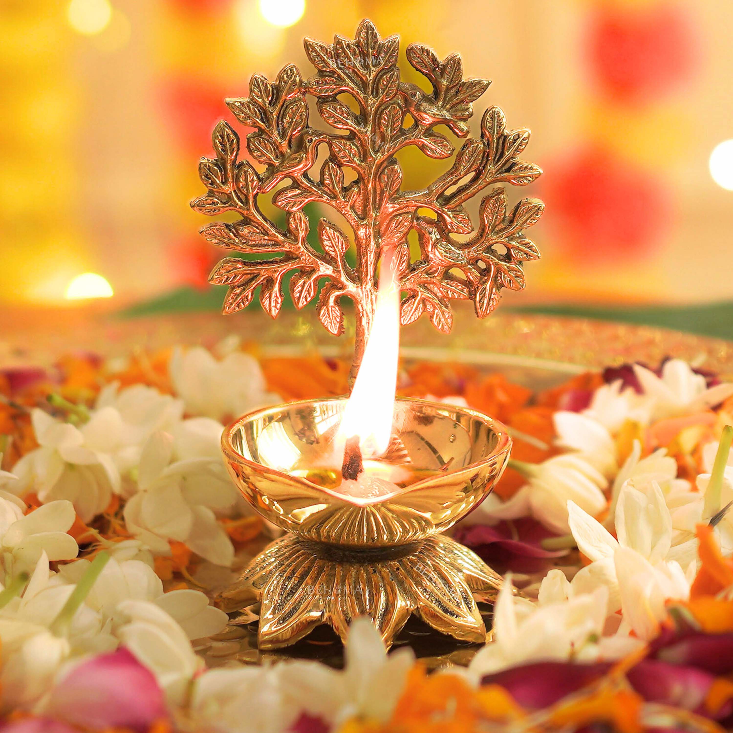 Brass Kalpvriksh Diya