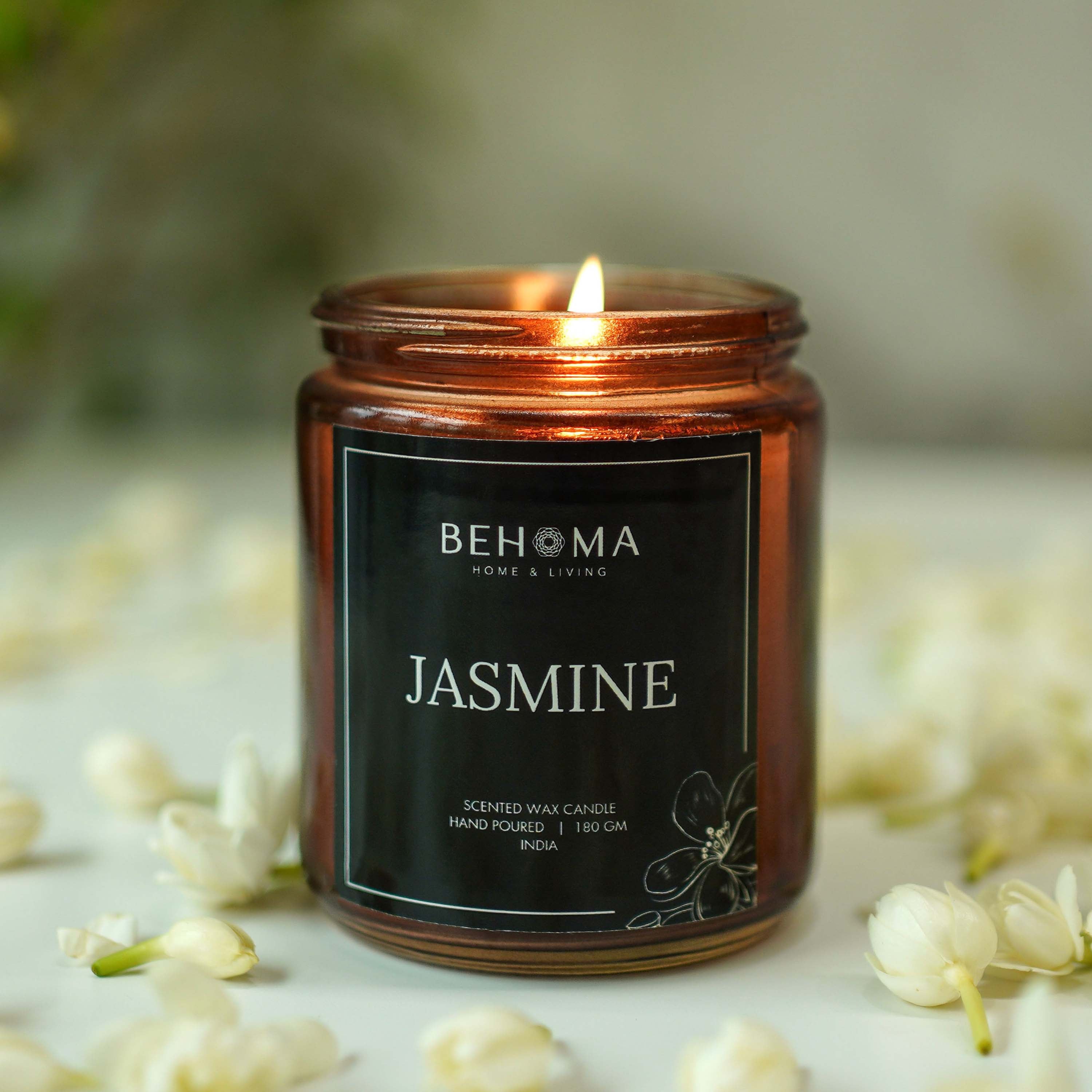 Jasmine Scented Jar Candle