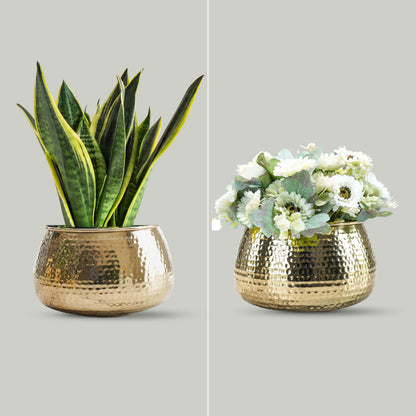 Classic Metal Planter (Pot Only)