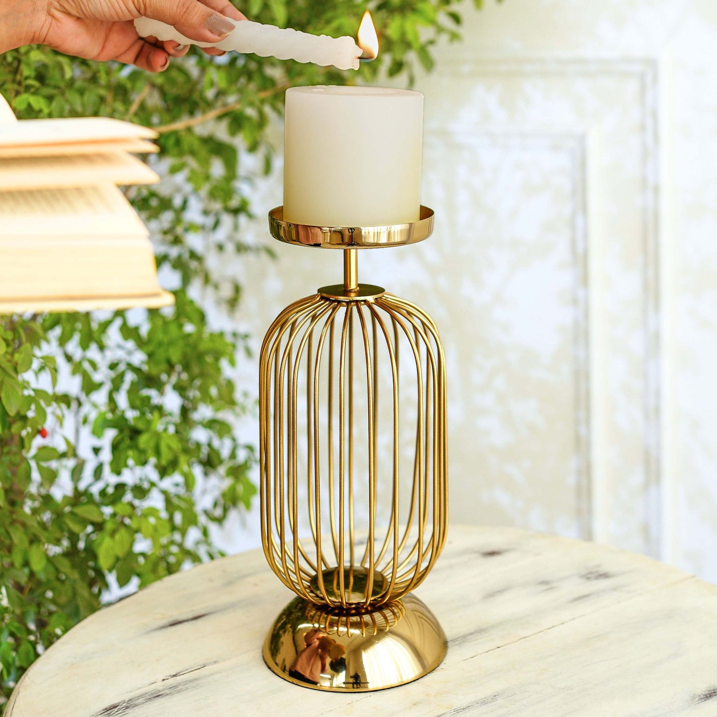Cage Candle Holder, Small