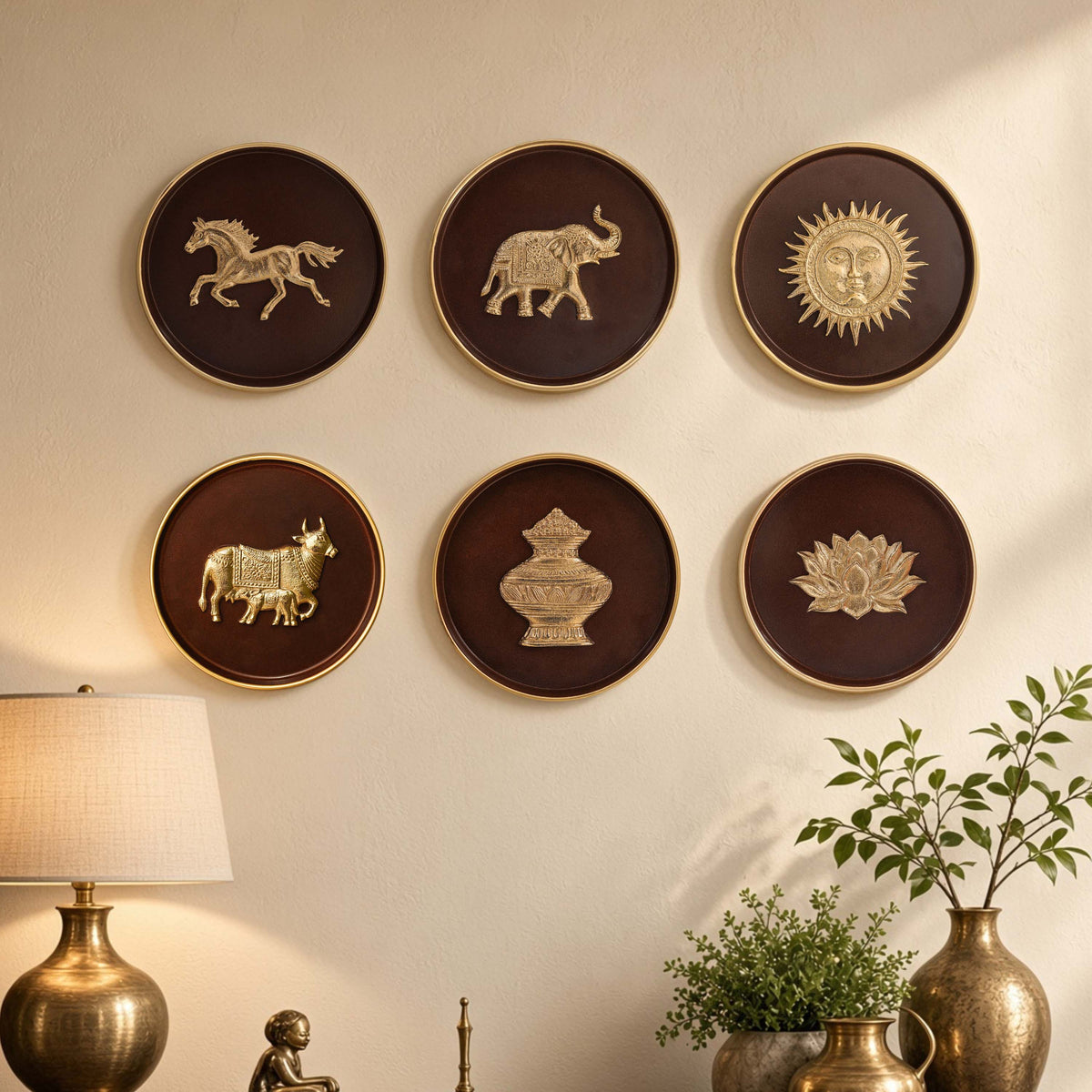 Wall Plate, Set of 6