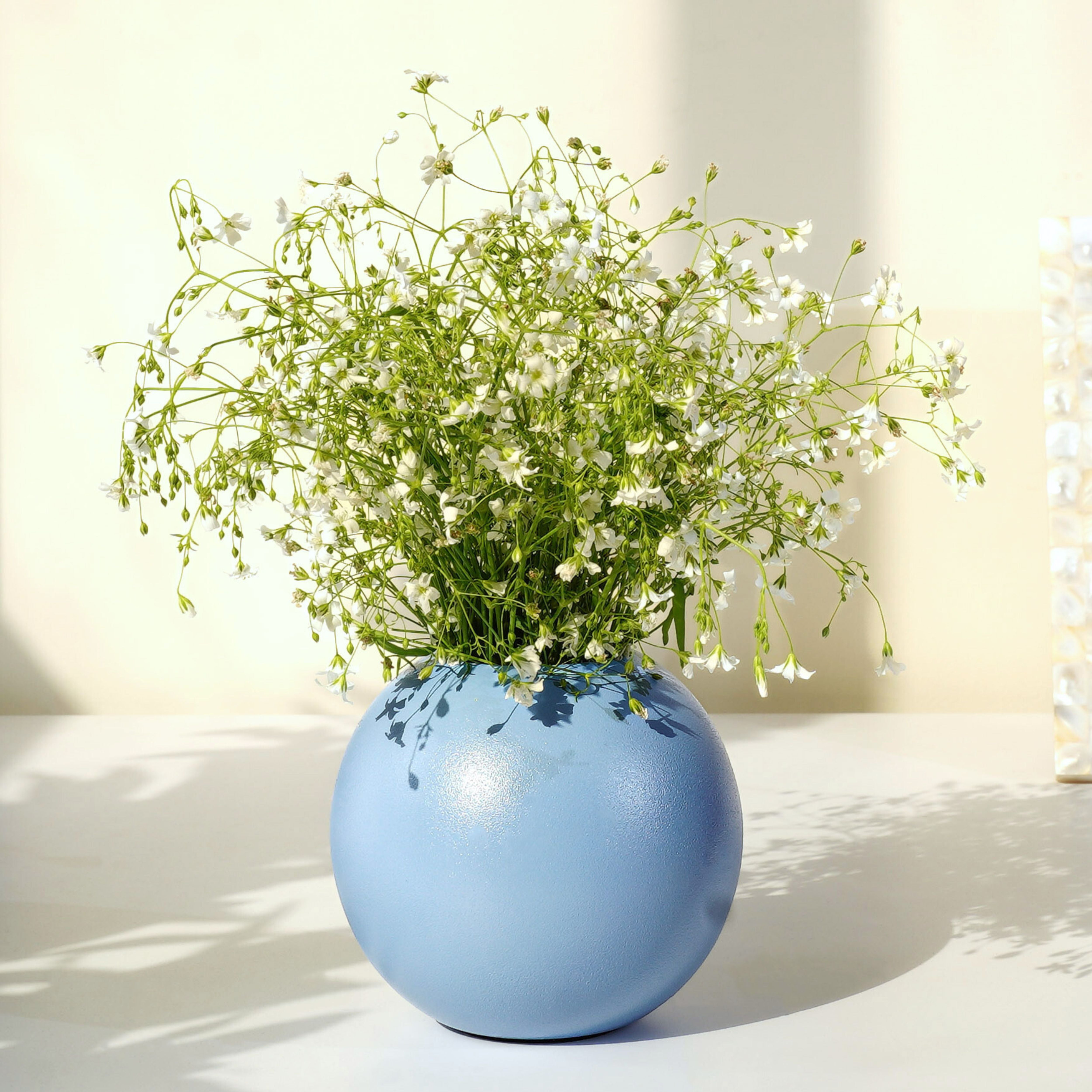 Blue Ball Vase, Small