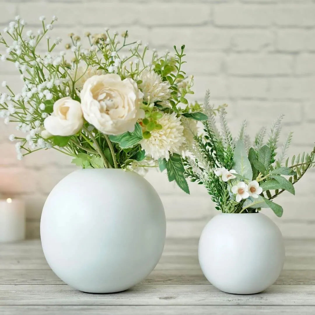 Ball Shaped Flower vase Set of 2 