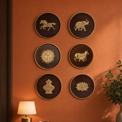 Wall Plate, Set of 6