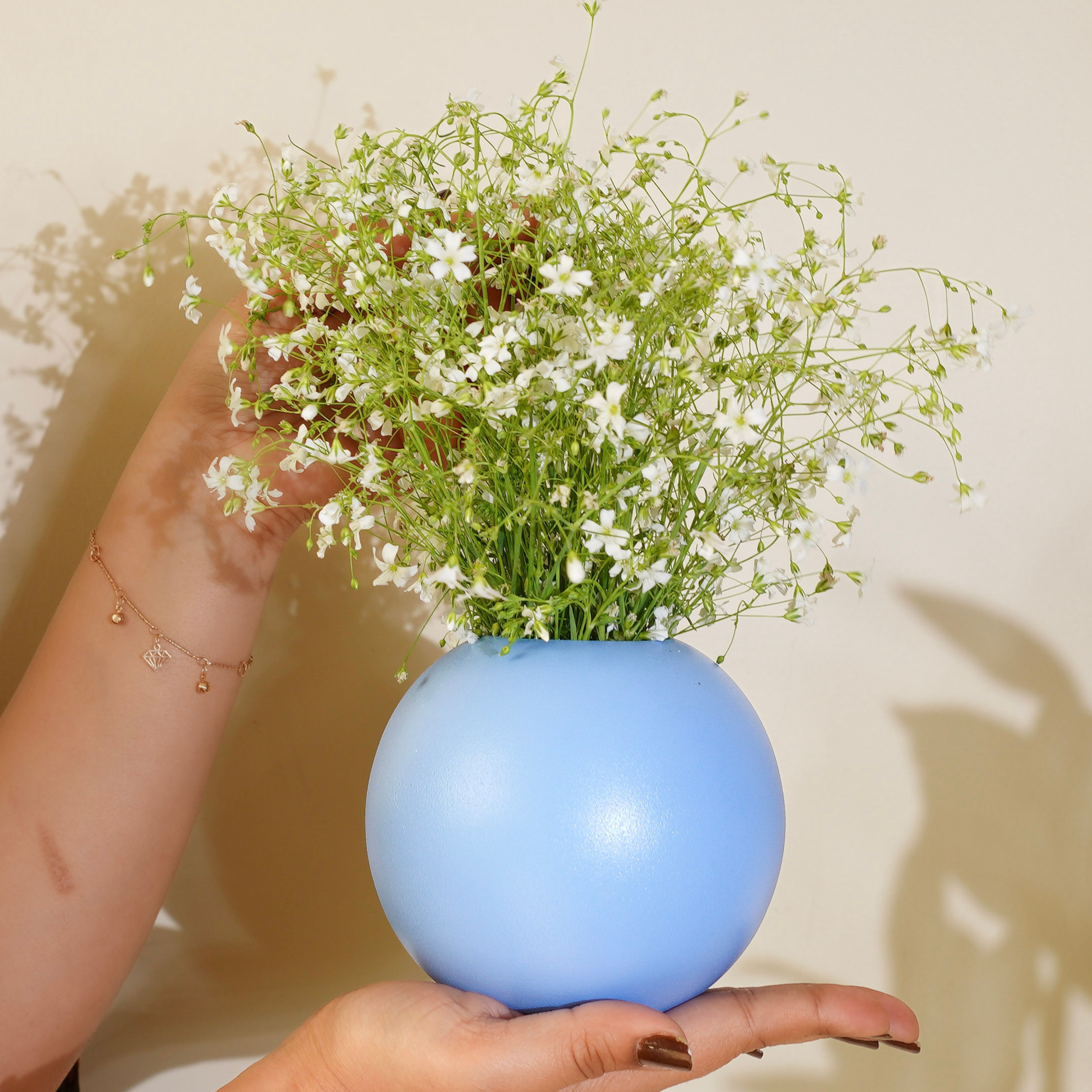 Blue Ball Vase, Small