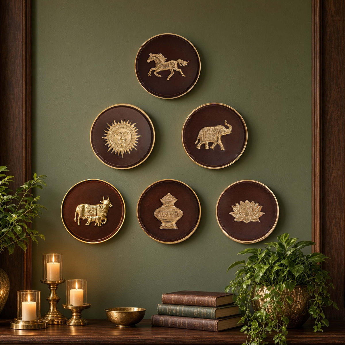 Wall Plate, Set of 6