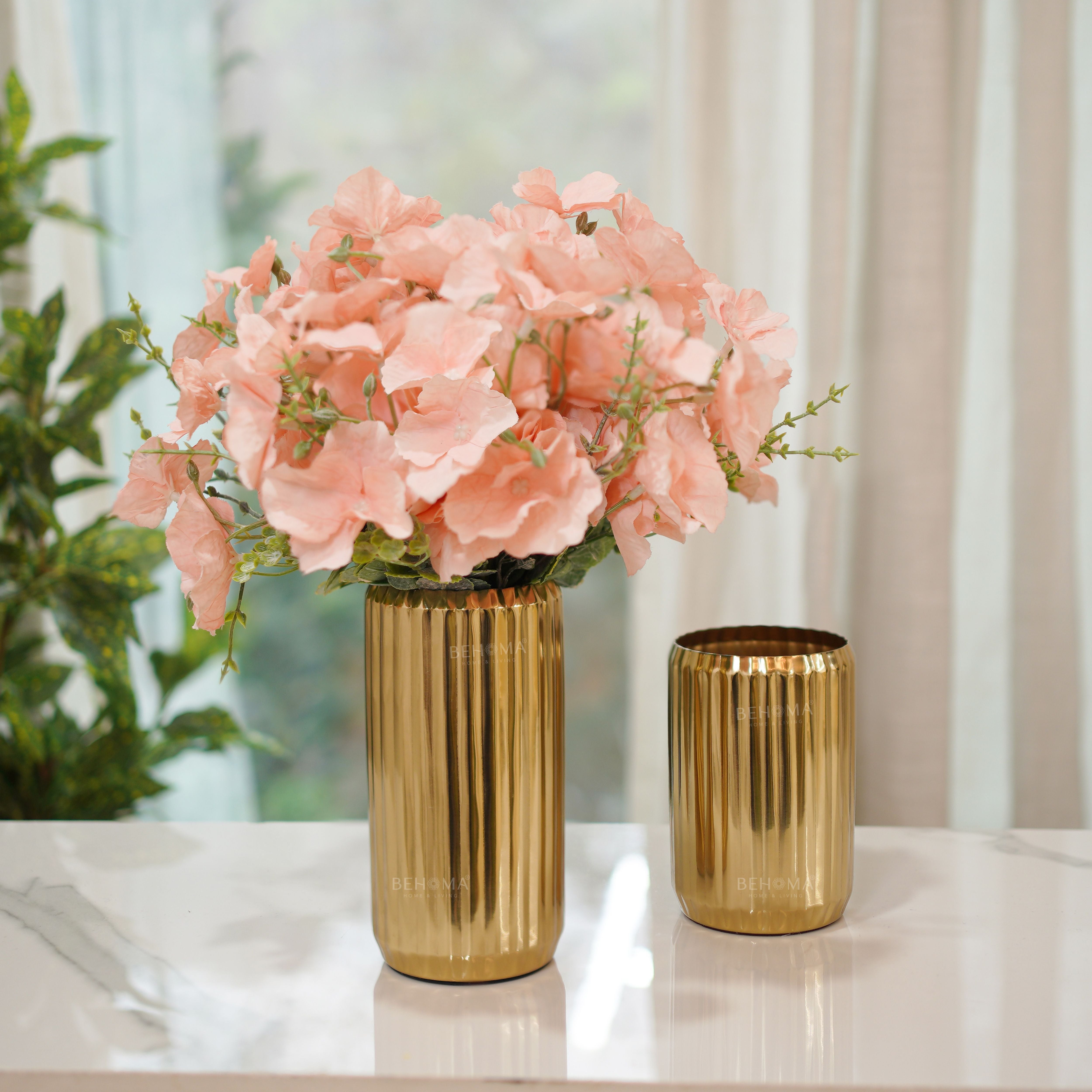Fluted Column Vase, Set