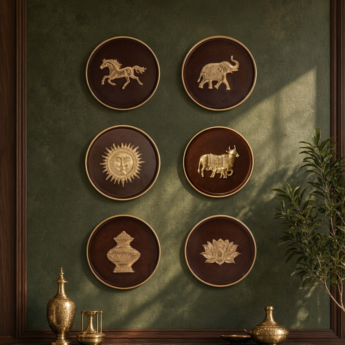 Wall Plate, Set of 6