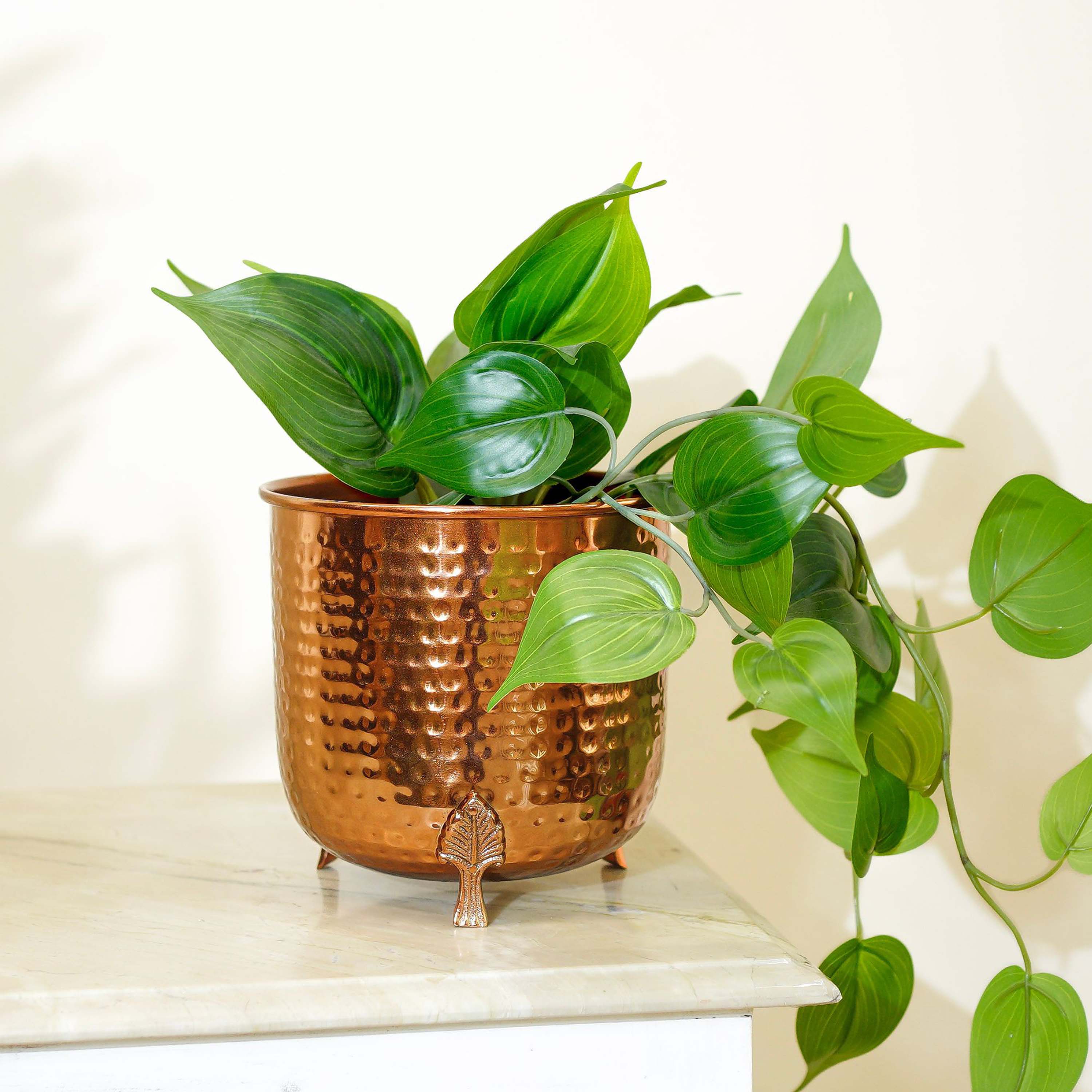 Leaf leg Metal Planter (Pot Only)