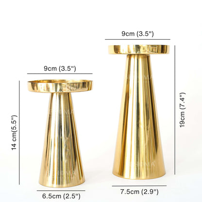 Metal Candle Holder Set