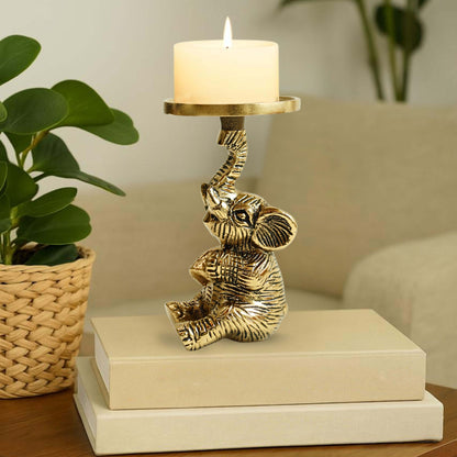 Baby Elephant Candle Holder