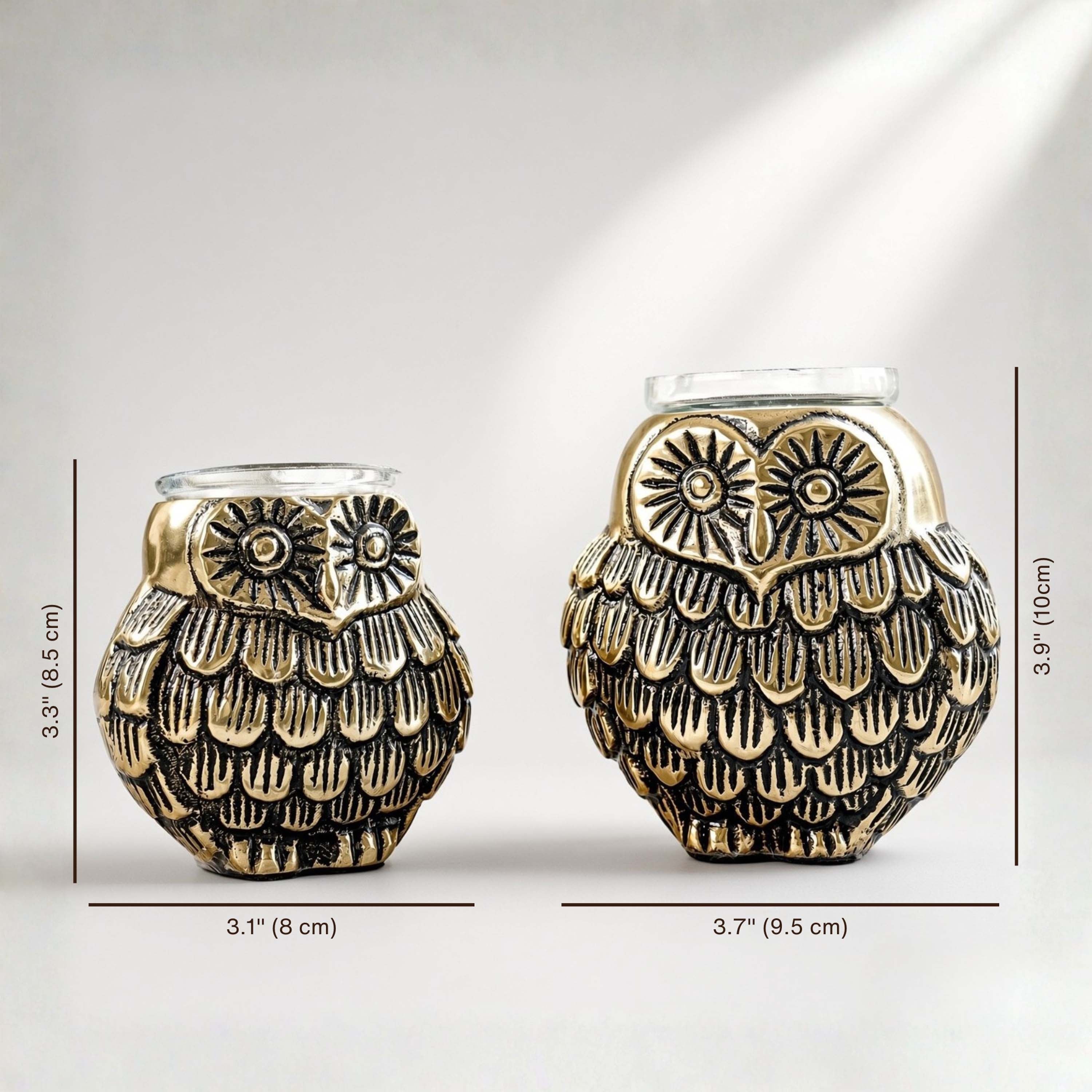 Owl Candle Holders