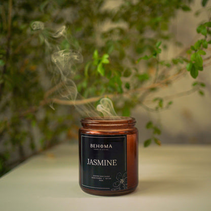 Jasmine Scented Jar Candle