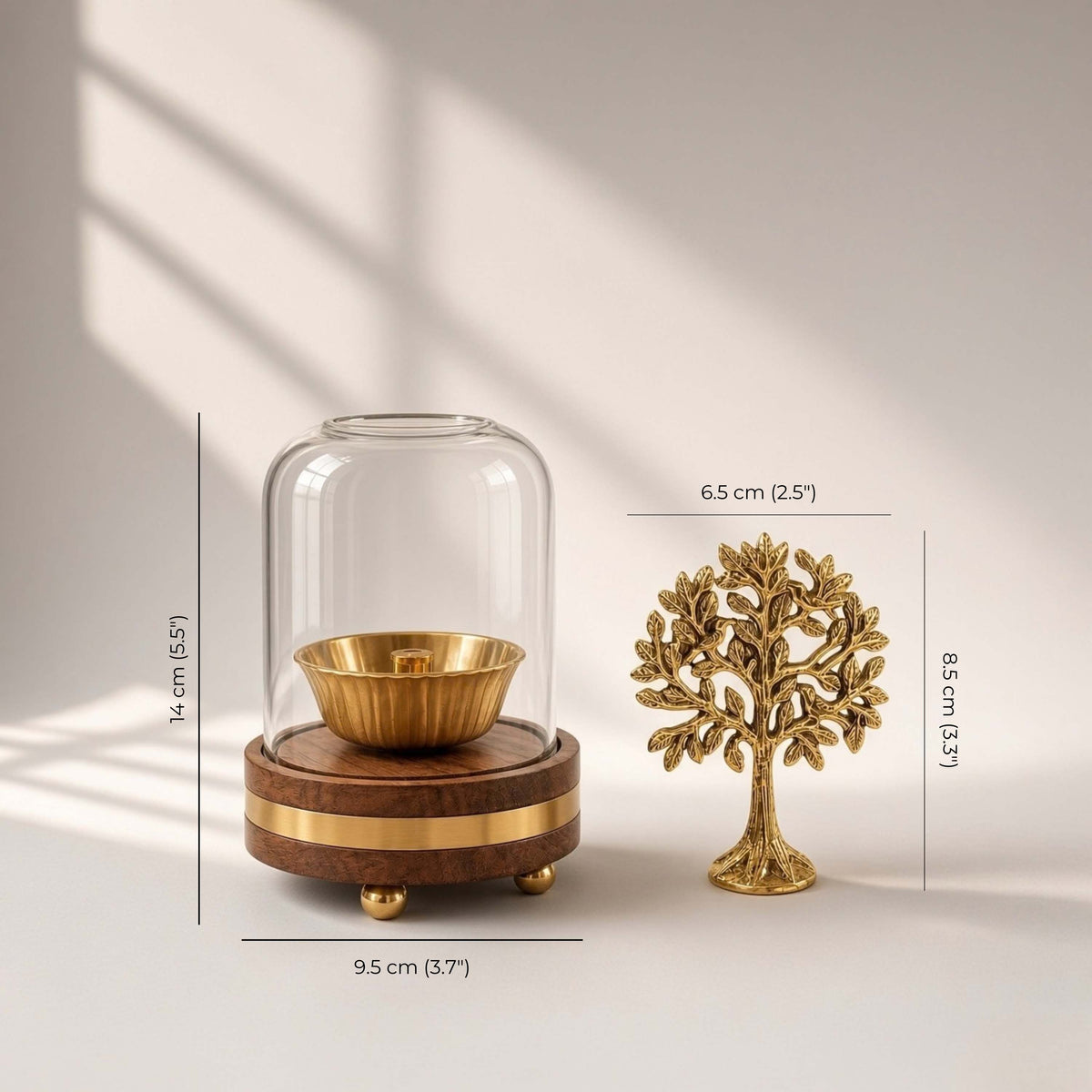 Tree of Life & Akhand Diya Set