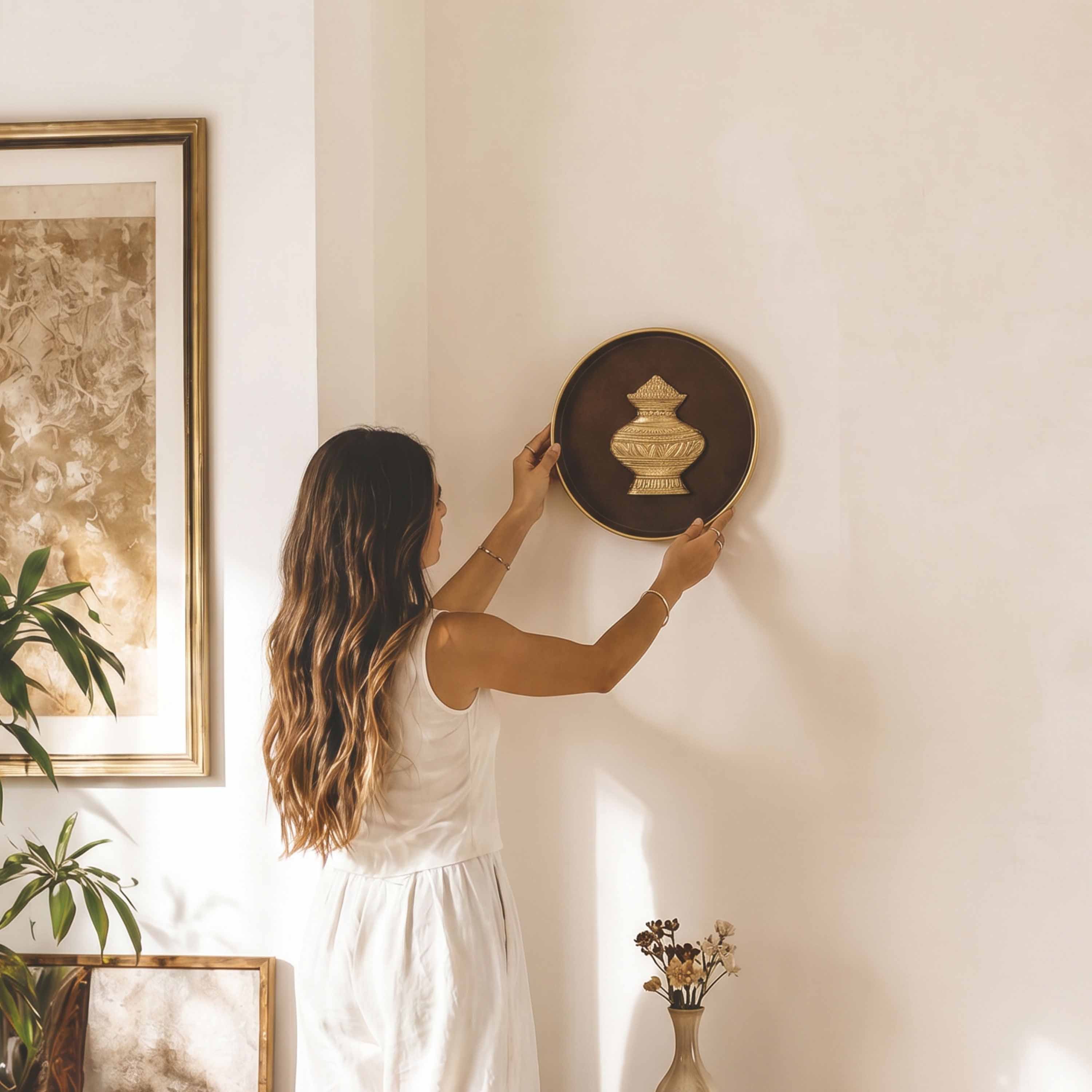 Kalash Wall Plate
