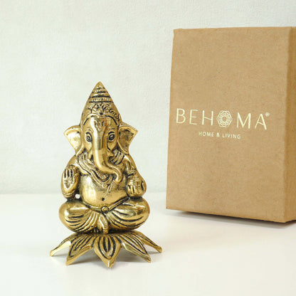 Ganesha Brass Statue