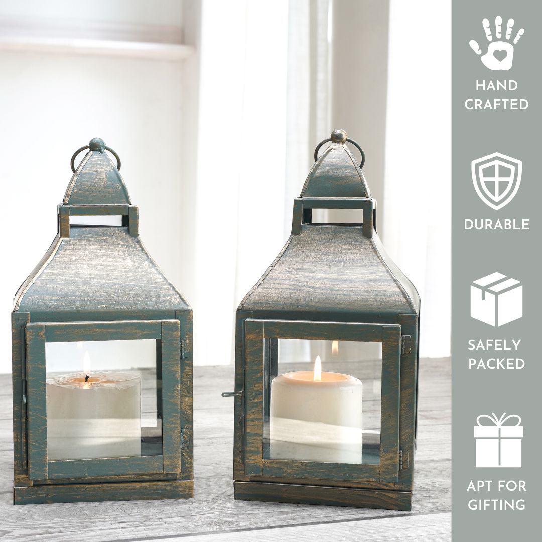 Metal Lantern Set of 2